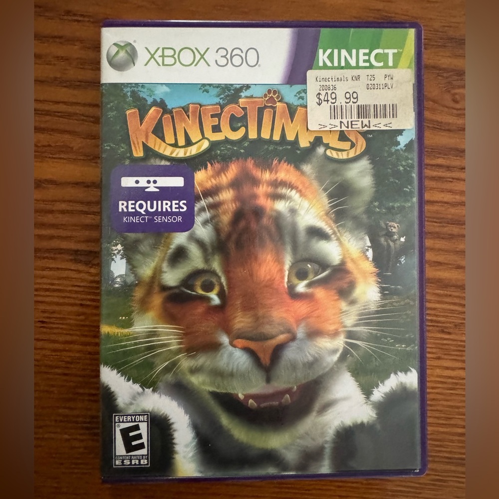 XBOX 360 Kinect Kinectimals. Rated E. Great condition
